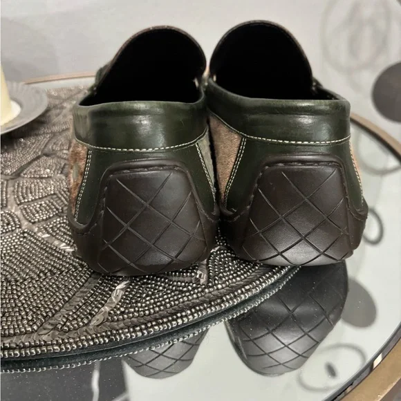 Like new, Donald J Pliner Newsprint calves hair driving moc. Very cool - Picture 3 of 4